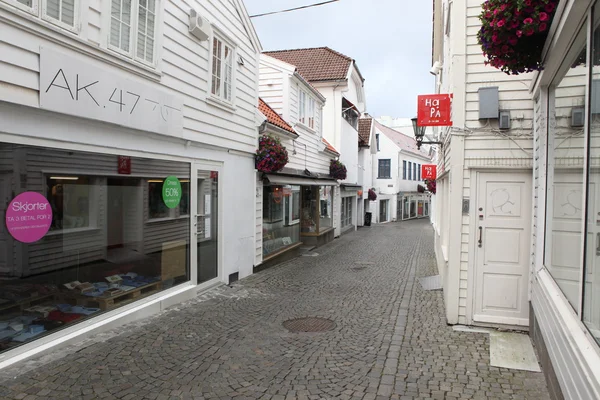 Casas de madeira tradicionais em Bergen, Noruega — Fotografia de Stock