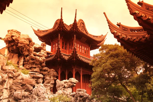 Antiguo monasterio chino tradicional —  Fotos de Stock