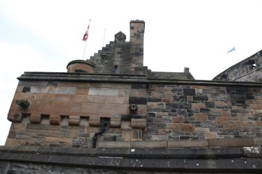 Edinburgh castle castle Rock'da edinburgh, scotland, İngiltere