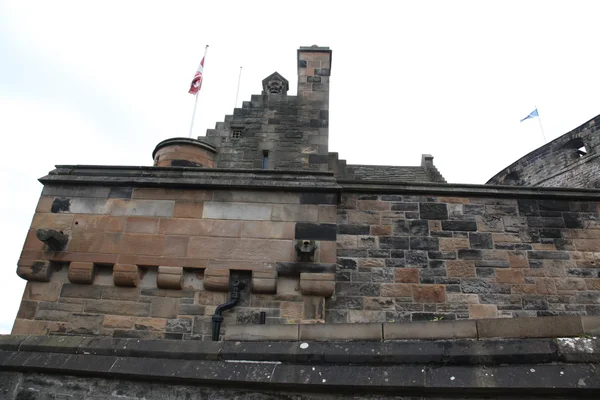 Edinburgh castle castle Rock'da edinburgh, scotland, İngiltere — Stok fotoğraf