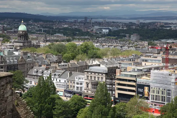 Panorama Edinburgh, İskoçya — Stok fotoğraf