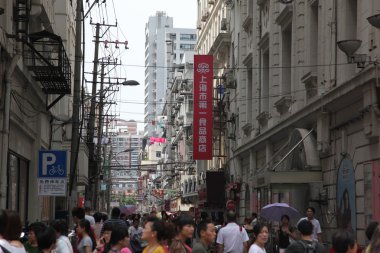 shanghai, Çin'den sokaklarında