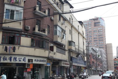 shanghai, Çin'den sokaklarında