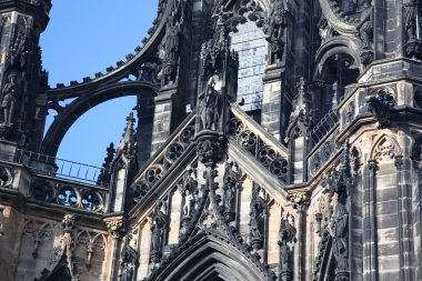 Scott anıt güneşli Edinburgh