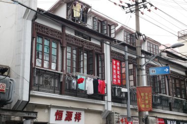 shanghai, Çin sokaklarda