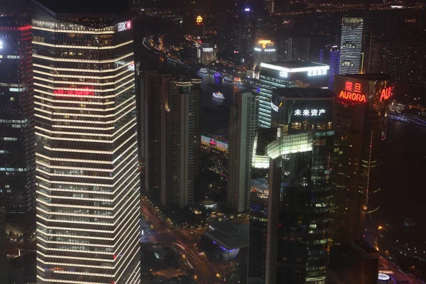 上海の夜を傷つける — ストック写真