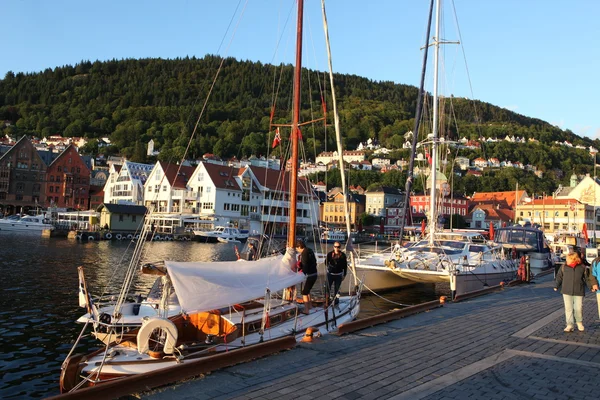 挪威卑尔根港 — 图库照片