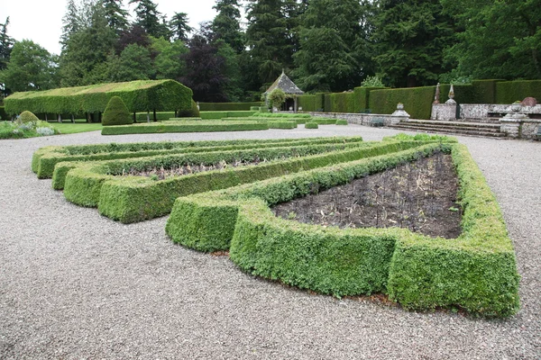 Jardín italiano del Castillo de Glamis, Angus, Escocia — Foto de Stock