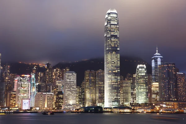 Hongkong à noite — Fotografia de Stock