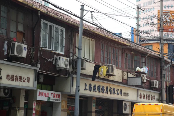 På gatorna i shanghai, Kina — Stockfoto