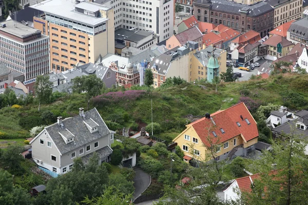 Vista de Bergen, Noruega —  Fotos de Stock