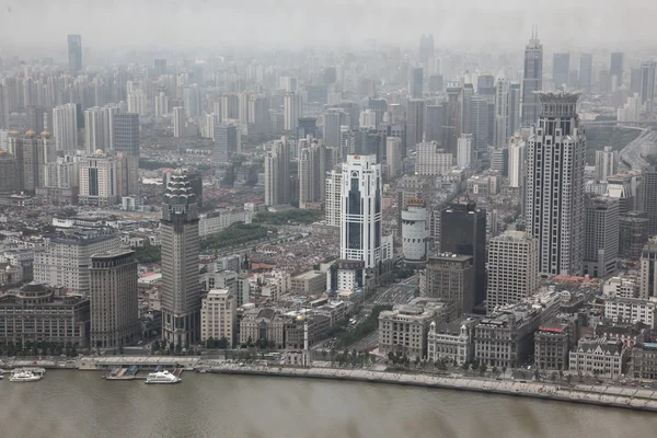 Luftaufnahme von Shanghai — Stockfoto