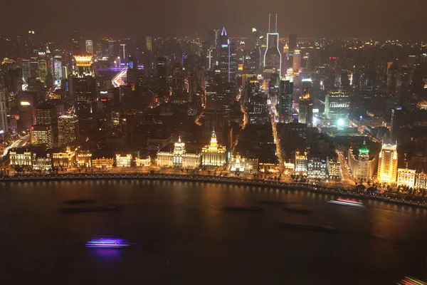 Shanghais stadsbild, porslin — Stockfoto