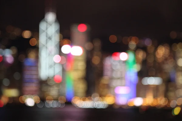 Hongkong en la noche — Foto de Stock