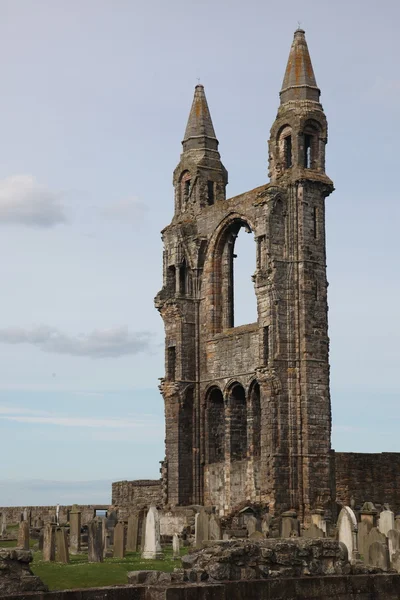 Ruin of St Andrews Cathedral in St Andrews, Scotland — Stock Photo, Image