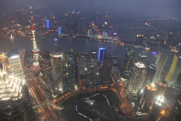 Paisagem urbana de shanghai, china — Fotografia de Stock