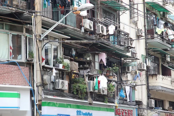 Gatorna i shanghai, Kina — Stockfoto