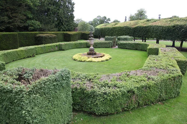 Ogród włoski glamis Castle, angus, Szkocja — Zdjęcie stockowe