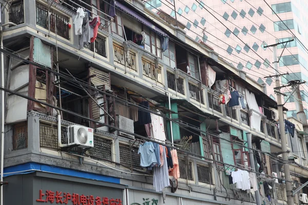 På gatorna i shanghai, Kina — Stockfoto