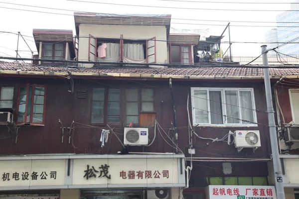 Auf den Straßen von Shanghai, China — Stockfoto