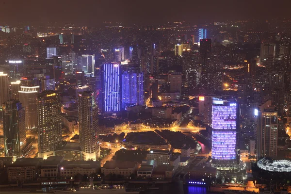 Att skada natt i shanghai — Stockfoto