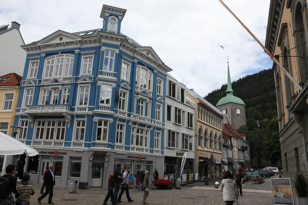 Architektur von Bergen, Norwegen — Stockfoto