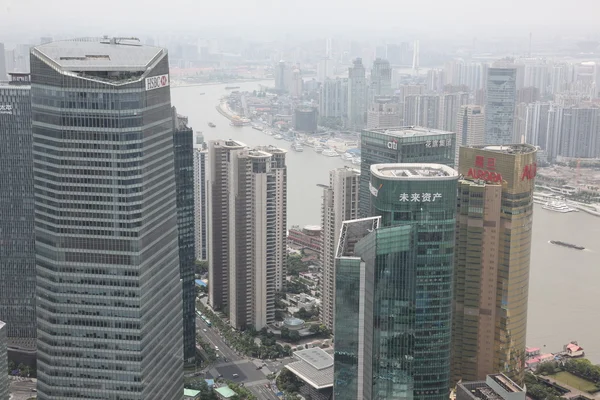 Aerial view of shanghai — Stock Photo, Image