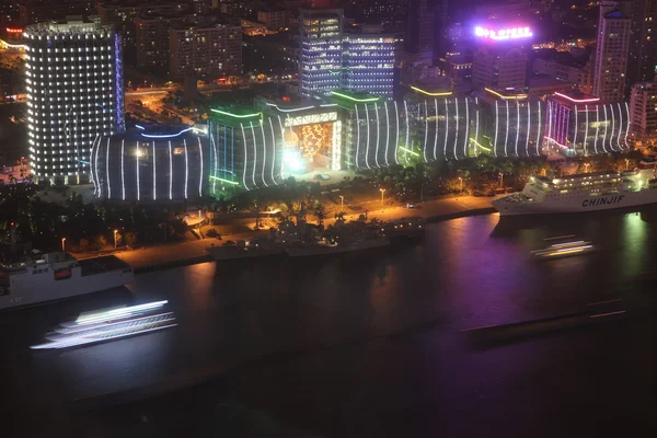 คืนอันตรายในเซี่ยงไฮ้ — ภาพถ่ายสต็อก