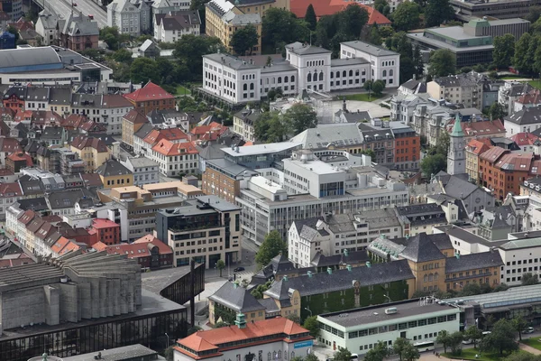 Blick auf Bergen, Norwegen — Stockfoto