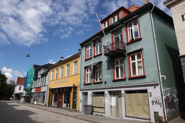 Arkitektur av Bergen, Norge — Stockfoto