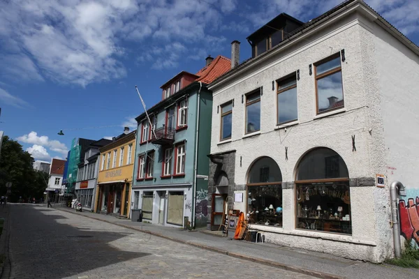 Bergen, Norveç 'in mimarisi — Stok fotoğraf