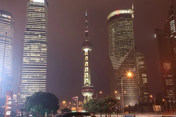 Dañando la noche en Shangai — Foto de Stock