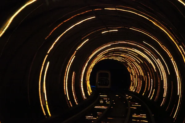 Шанхай туристичних тунель — стокове фото