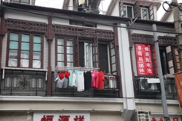 Op de straten van shanghai, china — Stockfoto