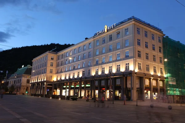 Night Bergen, Noruega — Fotografia de Stock