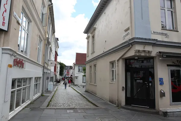 Gater i Bergen – stockfoto