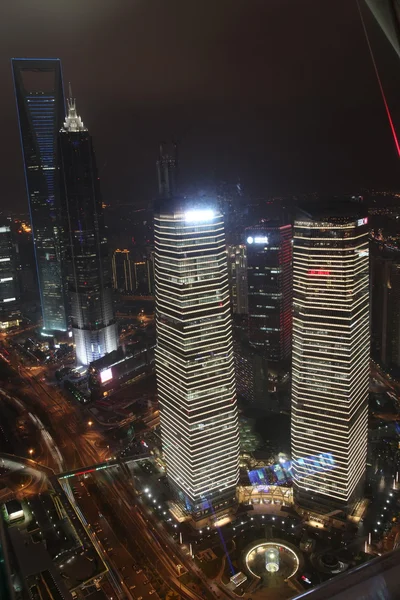 Шкодить ніч в Шанхаї — стокове фото