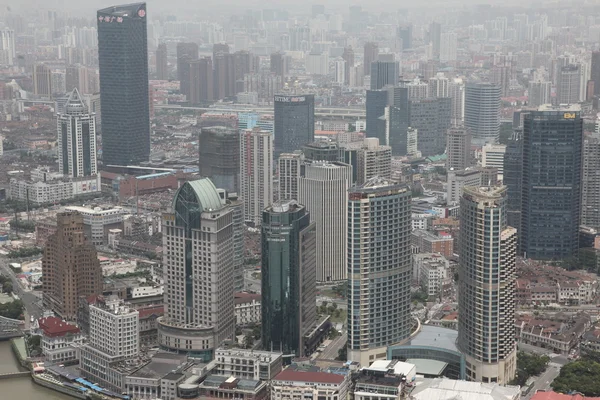 Vista aérea de Shanghai — Fotografia de Stock