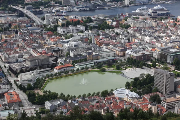 Vue de Bergen, Norvège — Photo