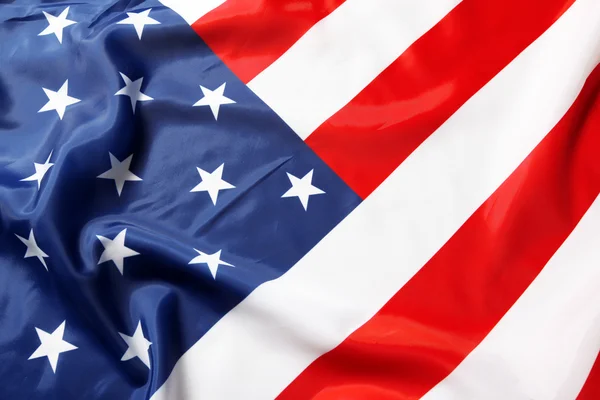 Fechar a bandeira americana — Fotografia de Stock
