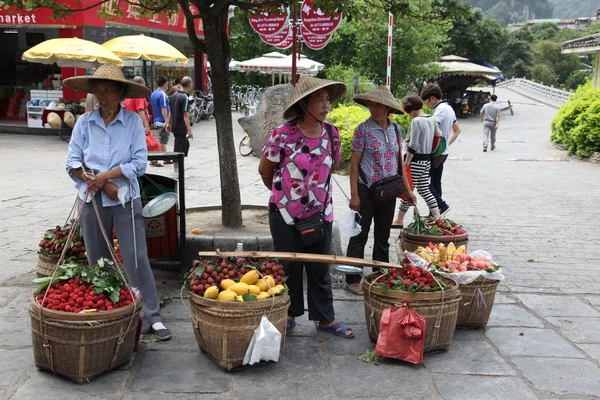 在上海的街头 — 图库照片