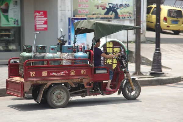 在上海的街头 — 图库照片