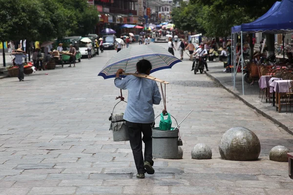 On the streets of Shanghai — Stock Photo, Image