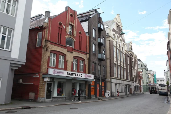 Maisons de Bergen, Norvège — Photo