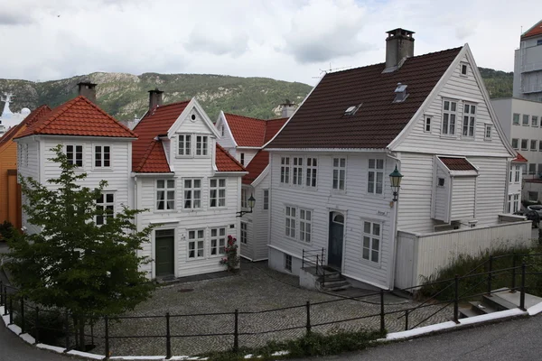 Casas de Bergen, Noruega — Foto de Stock