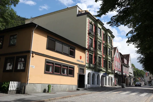 Casas de Bergen, Noruega — Fotografia de Stock