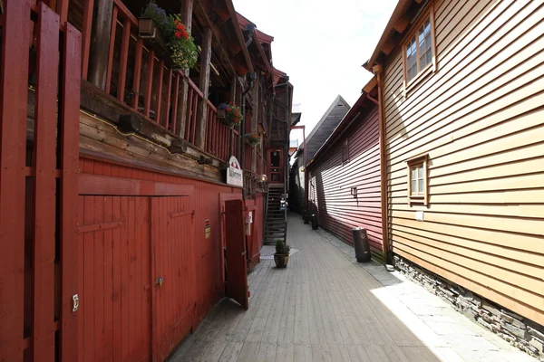 Casas de Bergen, Noruega — Foto de Stock