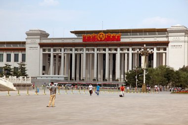 Pekin - 11 Haziran: Ulusal Müzesi Çin Tiananmen Meydanı