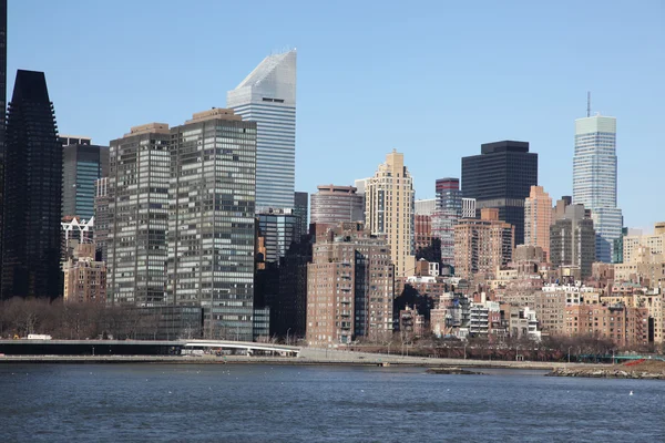 Manhattan, vista de Long Island — Fotografia de Stock