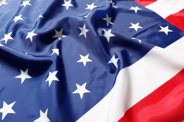 Closeup of American flag — Stockfoto